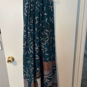 Asha Floral Patterned Scarf